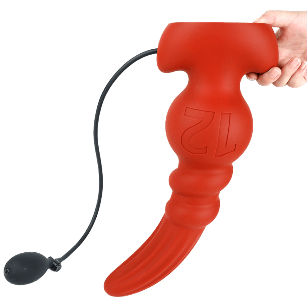 Inflatable Silicone Dildo – 3 Sizes (S/M/L), Expandable Up to 120mm Width, Ultra Long Design, Soft Flexible Material - Tarisss Sex Toy Store