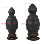 Inflatable Silicone Dildo with Textured Shaft & Strong Suction Base - Tarisss Sex Toy Store