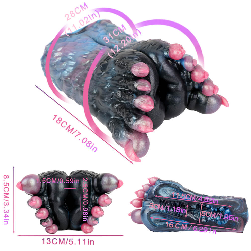 Ink Dance Silicone Fantasy Monster Male Manual Masturbator - Tarisss Sex Toy Store