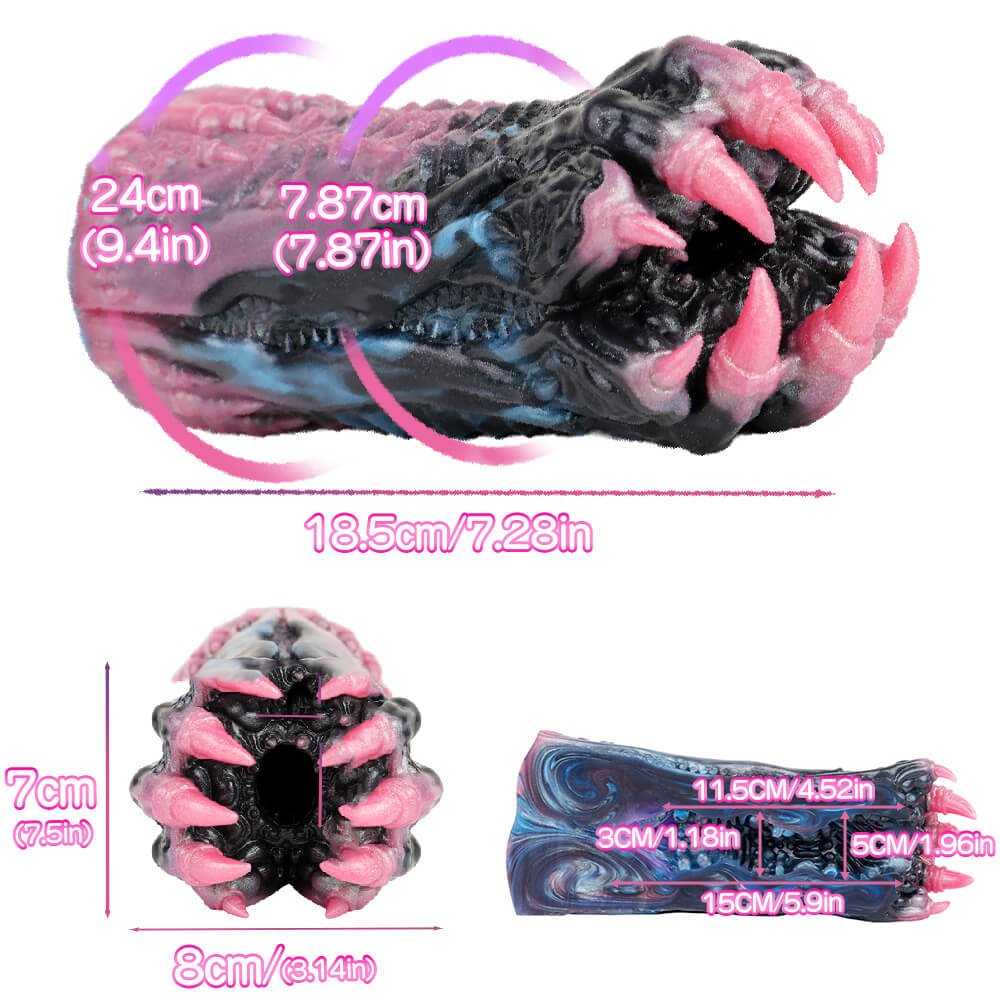 Ink Dance Silicone Fantasy Monster Male Manual Masturbator - Tarisss Sex Toy Store