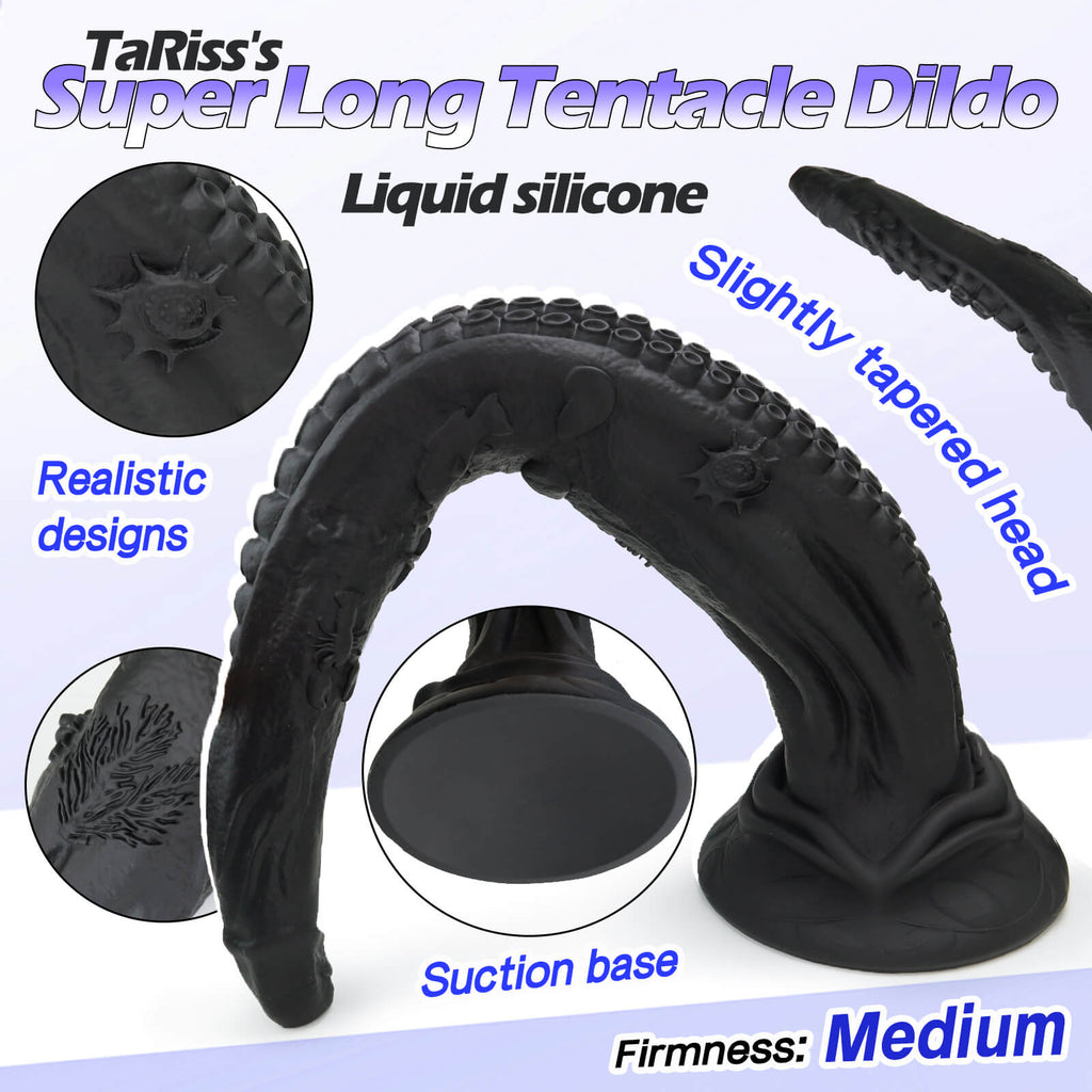 Inkthorn 23 Inch Extra Long Fantasy Tentacle Dildo - Tarisss Sex Toy Store