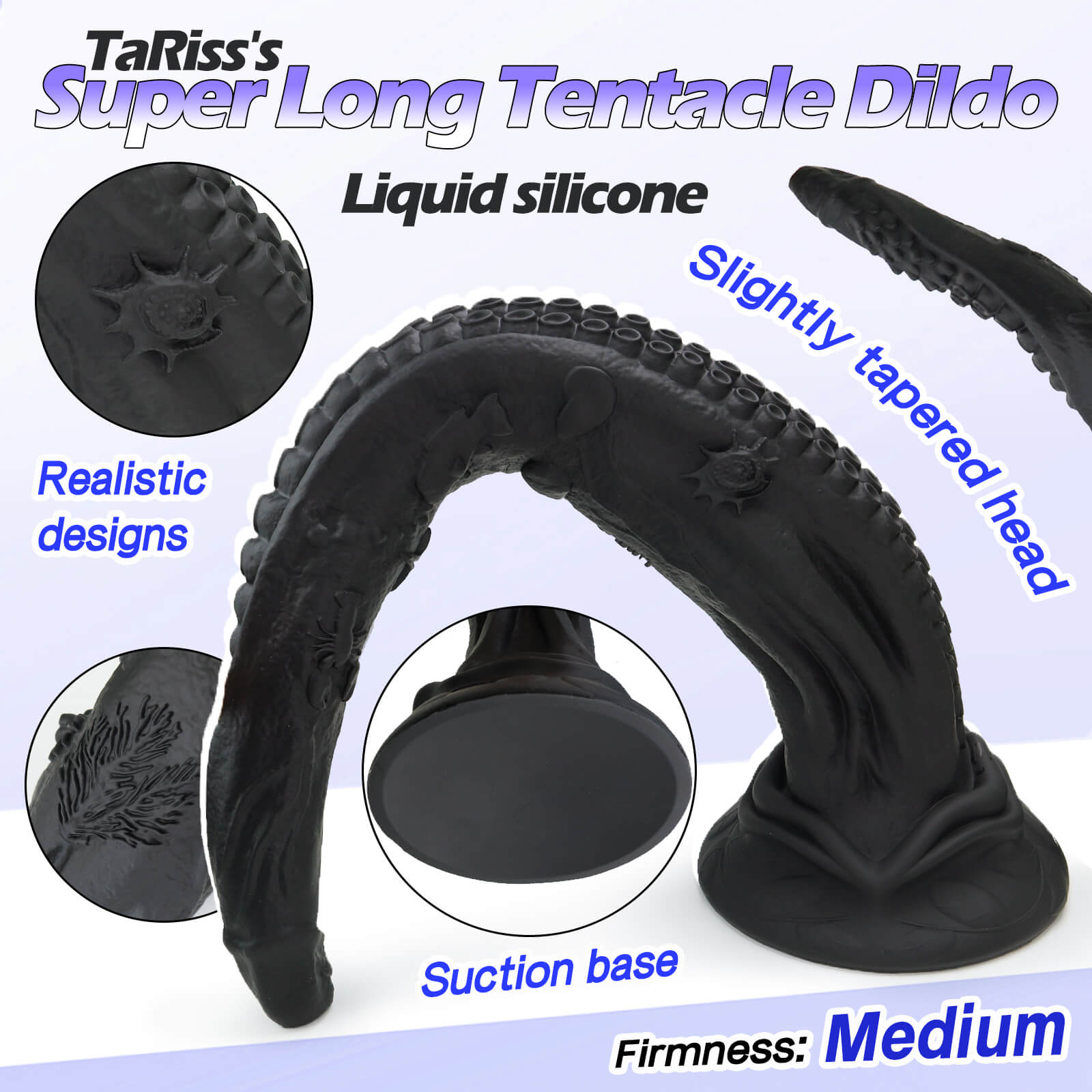 Inkthorn 23 Inch Extra Long Fantasy Tentacle Dildo - Tarisss Sex Toy Store
