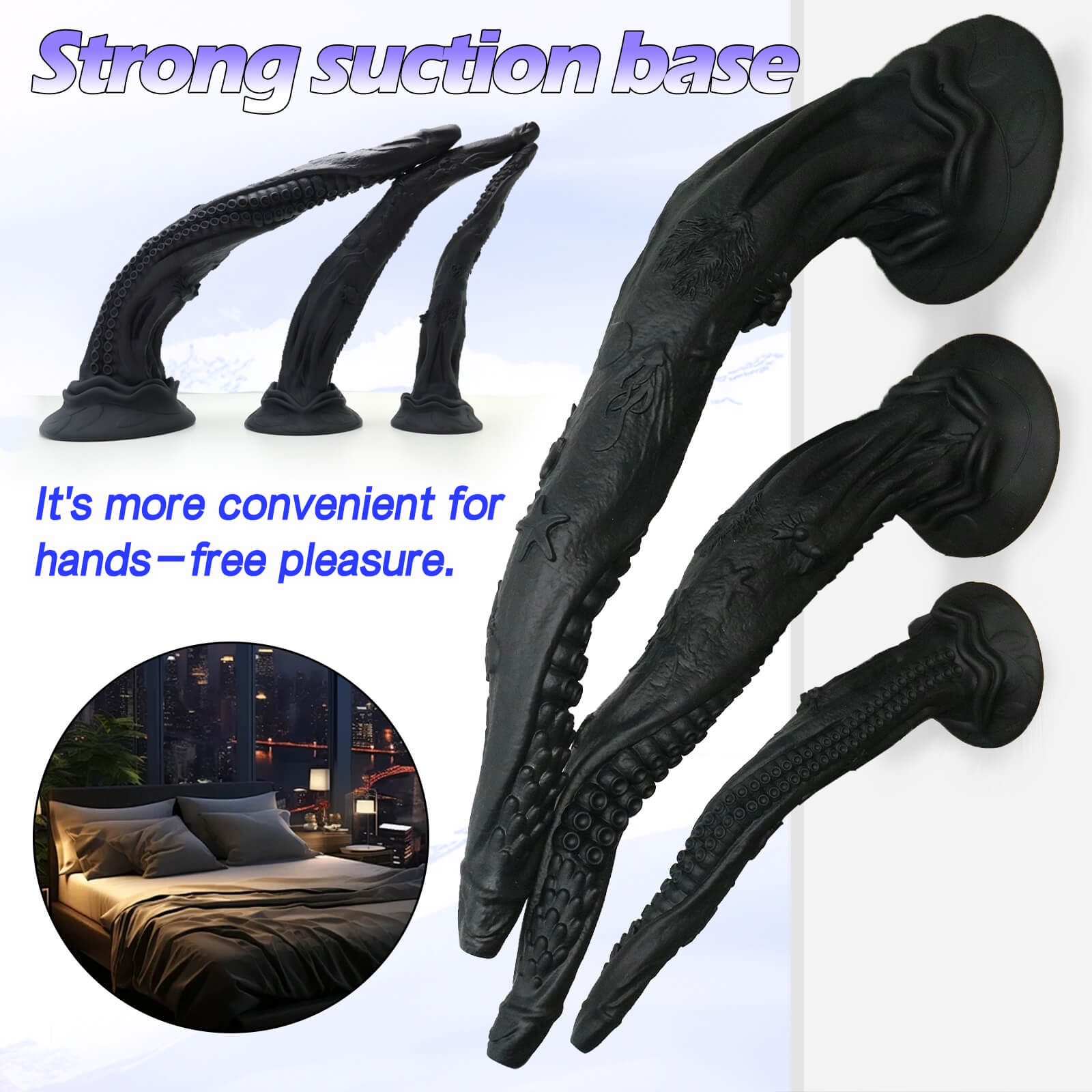 Inkthorn 23 Inch Extra Long Fantasy Tentacle Dildo - Tarisss Sex Toy Store
