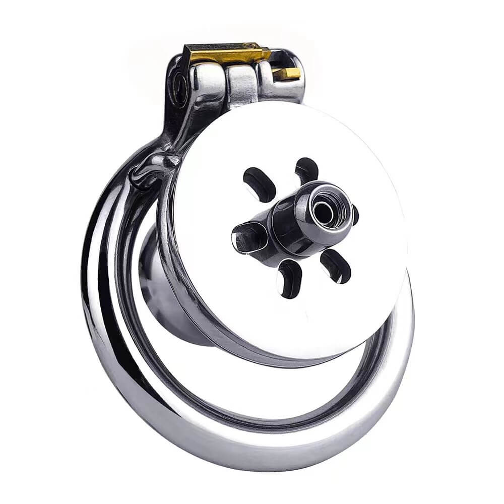 Inverted Chastity Cage With Detachable Dildo – Adjustable Penis Lock