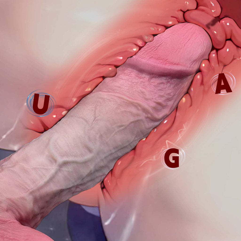 Massive Realistic Silicone Dildo | Dual-Density Giant Dildo with Veiny Texture & Soft Core