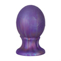 Iridescent Textured Silicone Anal Plug with Wide Base - Tarisss Sex Toy Store
