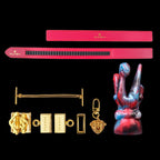 Strap-On Fantasy Octopus Mouth Gag – Iridescent Silicone Ballgag Bondage Restraint Set