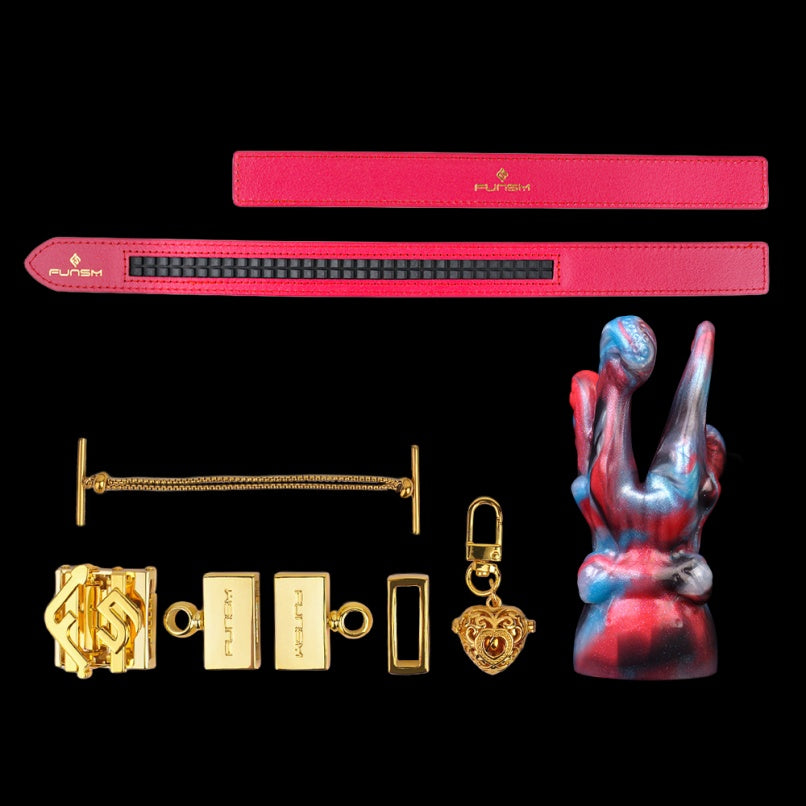 Strap-On Fantasy Octopus Mouth Gag – Iridescent Silicone Ballgag Bondage Restraint Set