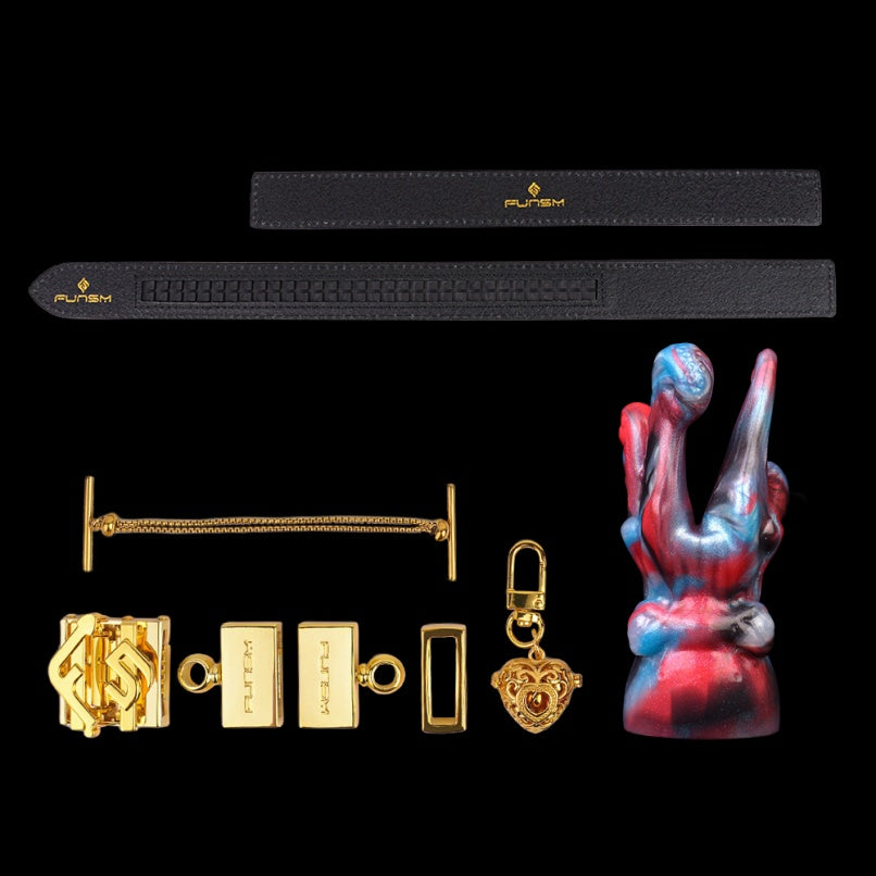 Strap-On Fantasy Octopus Mouth Gag – Iridescent Silicone Ballgag Bondage Restraint Set