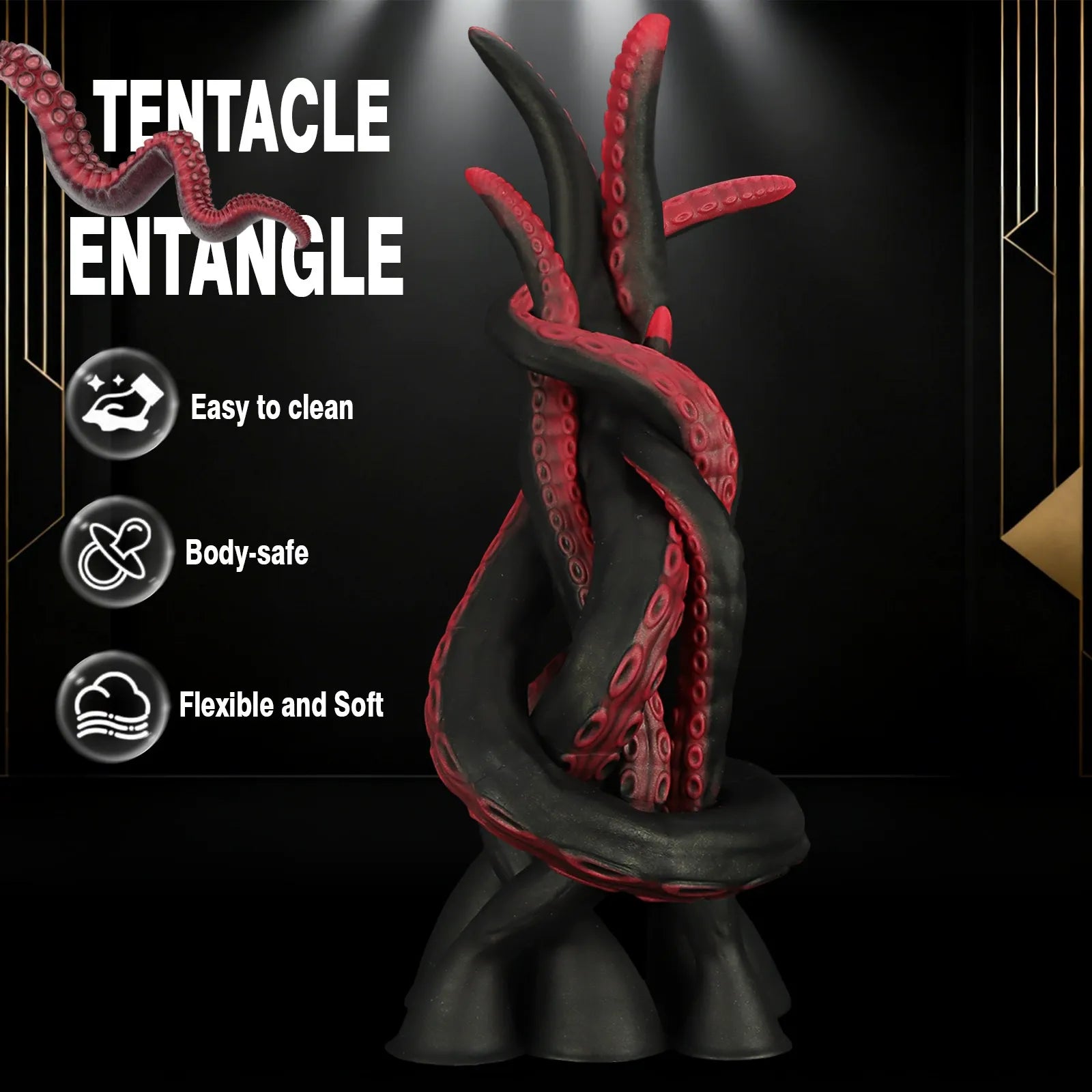 Tentacle Entangle – Extra Long Silicone Tentacle Dildo for Deep Fantasy Stimulation