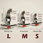 Jewel - Base Metal Plug Collection (3 Sizes) - Color Send At Random - Tarisss Sex Toy Store