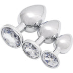 Jeweled Metal Butt Plug Set