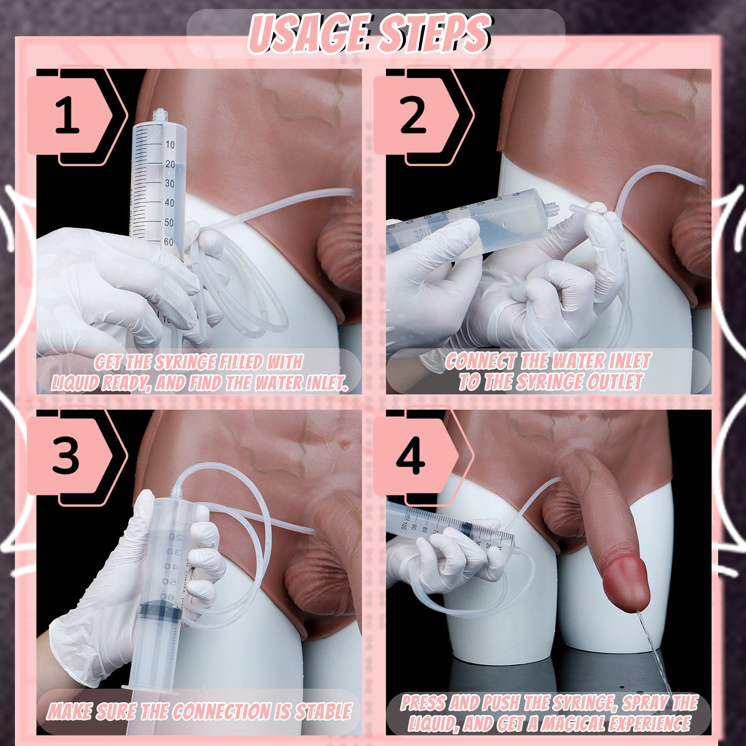 Realistic Squirting Silicone Penis Sleeve Panty – Wearable Cock Sleeve for Size & Confidence