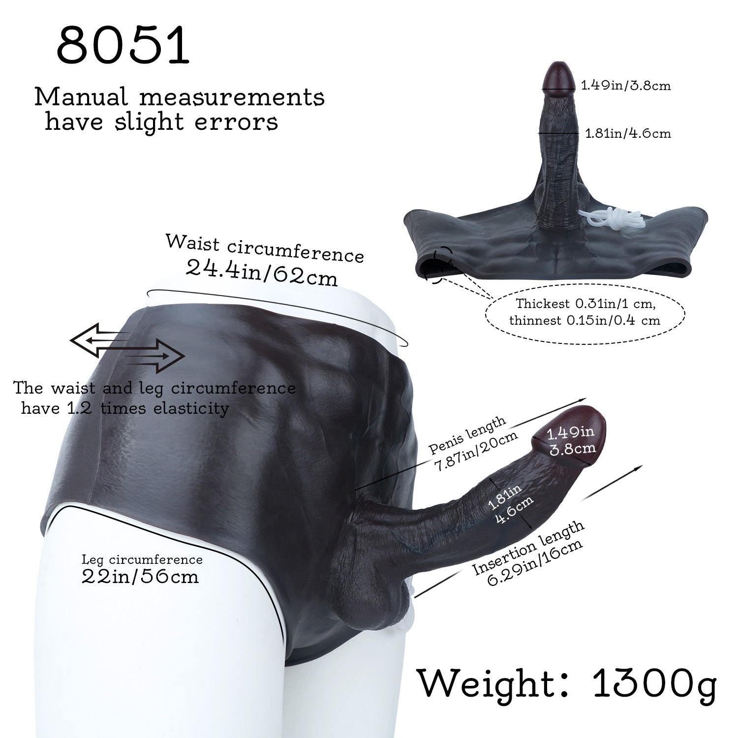Realistic Squirting Silicone Penis Sleeve Panty – Wearable Cock Sleeve for Size & Confidence