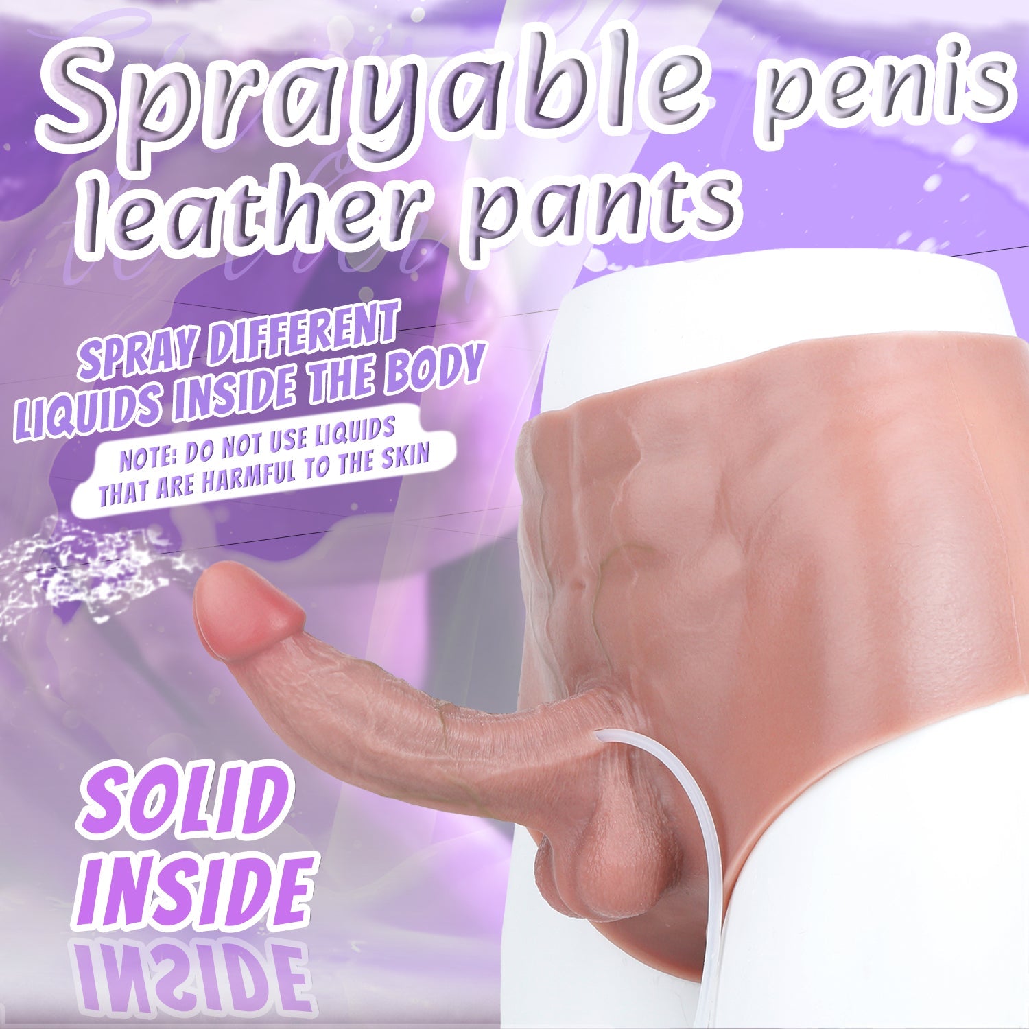 Realistic Squirting Silicone Penis Sleeve Panty – Wearable Cock Sleeve for Size & Confidence