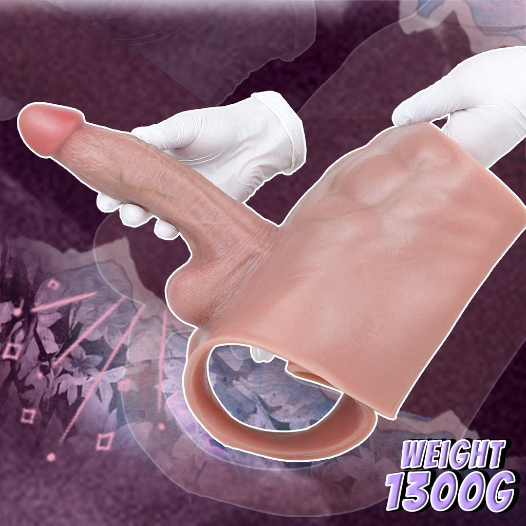 Realistic Squirting Silicone Penis Sleeve Panty – Wearable Cock Sleeve for Size & Confidence