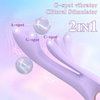 3-in-1 Insertable G-Spot Vibrating Magic Wand – Clitoral and Vaginal Silicone Stimulator