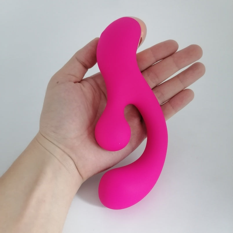 Pink Silicone Vibrating Magic Wand – G-Spot and Clitoral Stimulation Sex Toys for Women