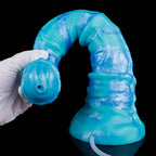 Ashura the Emberbound Awakener — Squirting Horse Dildo with Electric Water Blaster | Fantasy Ejaculating Dildo in Platinum Silicone