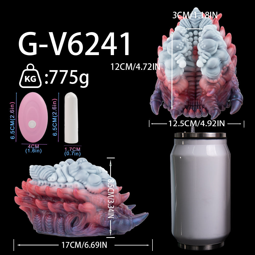 Alien Fantasy Vibrating Grinder Sex Toy | Open-Channel Pussy Grinder for Penis Desensitization