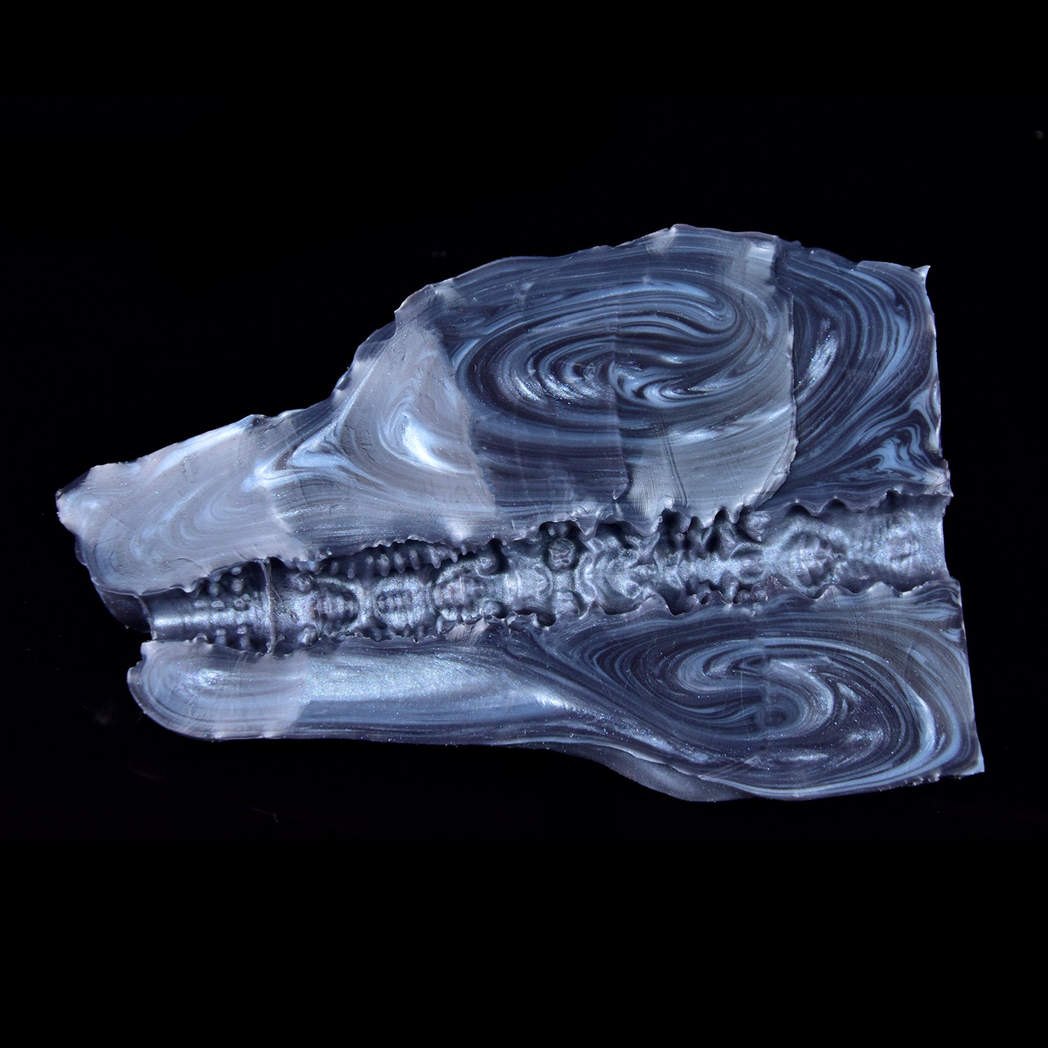 Phantom Wolf Head Alien Pussy Stroker — Silicone Fantasy Oral Masturbator for Men Who Crave the Wild