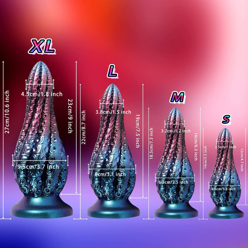 Kraken 10 Inch Alien Octopus Fantasy Tenatacle Dildo - Tarisss Sex Toy Store