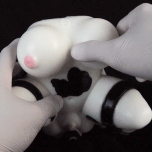 Cow Girl Anime Mini Sex Doll Torso — Dual-Channel Pocket Pussy with Squeezable Boobs by Domlust