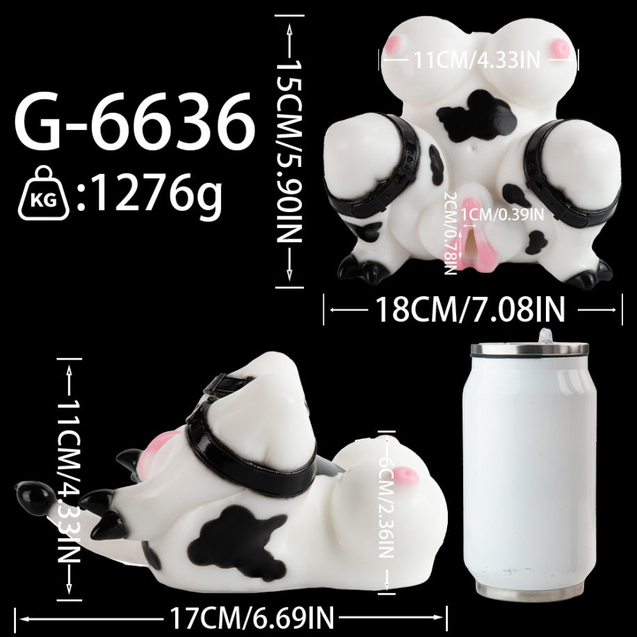 Cow Girl Anime Mini Sex Doll Torso — Dual-Channel Pocket Pussy with Squeezable Boobs by Domlust