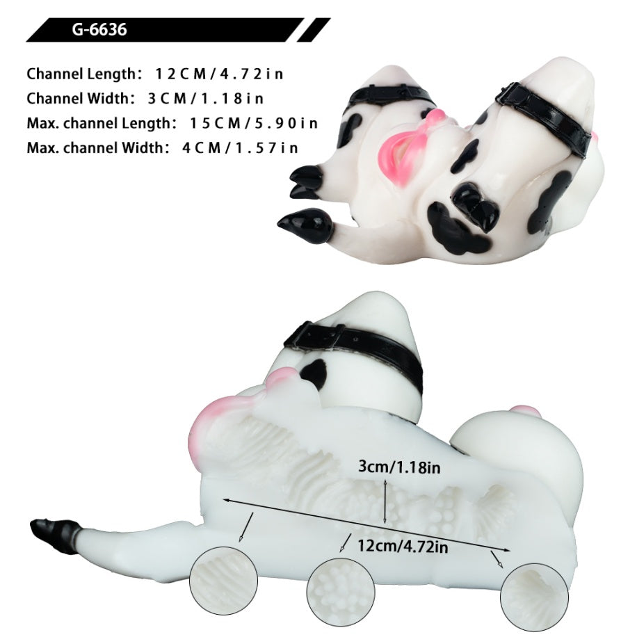 Cow Girl Anime Mini Sex Doll Torso — Dual-Channel Pocket Pussy with Squeezable Boobs by Domlust