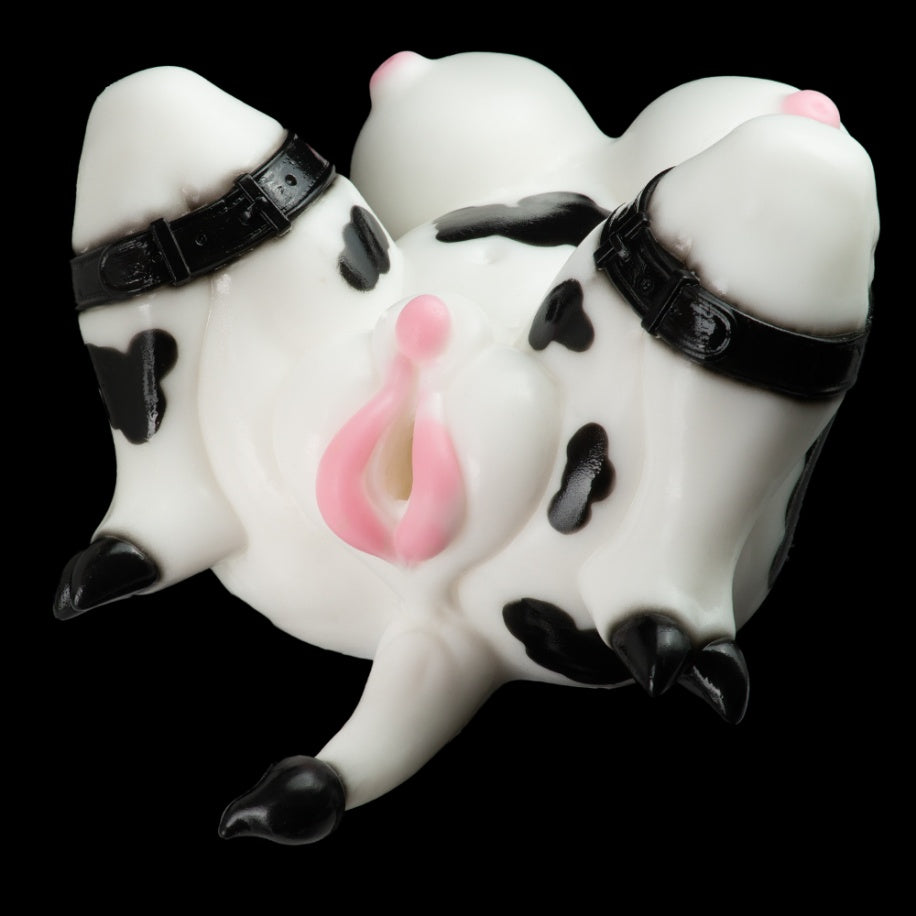 Cow Girl Anime Mini Sex Doll Torso — Dual-Channel Pocket Pussy with Squeezable Boobs by Domlust