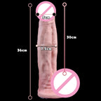 Large Realistic Vibrating Silicone Dildo with Suction Cup Base - Tarisss Sex Toy Store