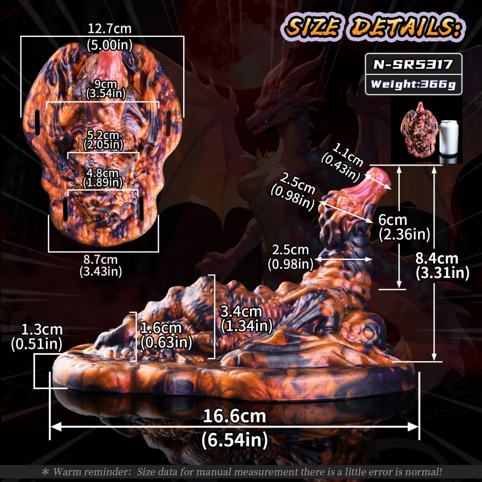 Sky Wyrm Dragon Grinder – Wearable Fantasy Beast Grinding Sex Toy with Vibrating Bullet | Domlust