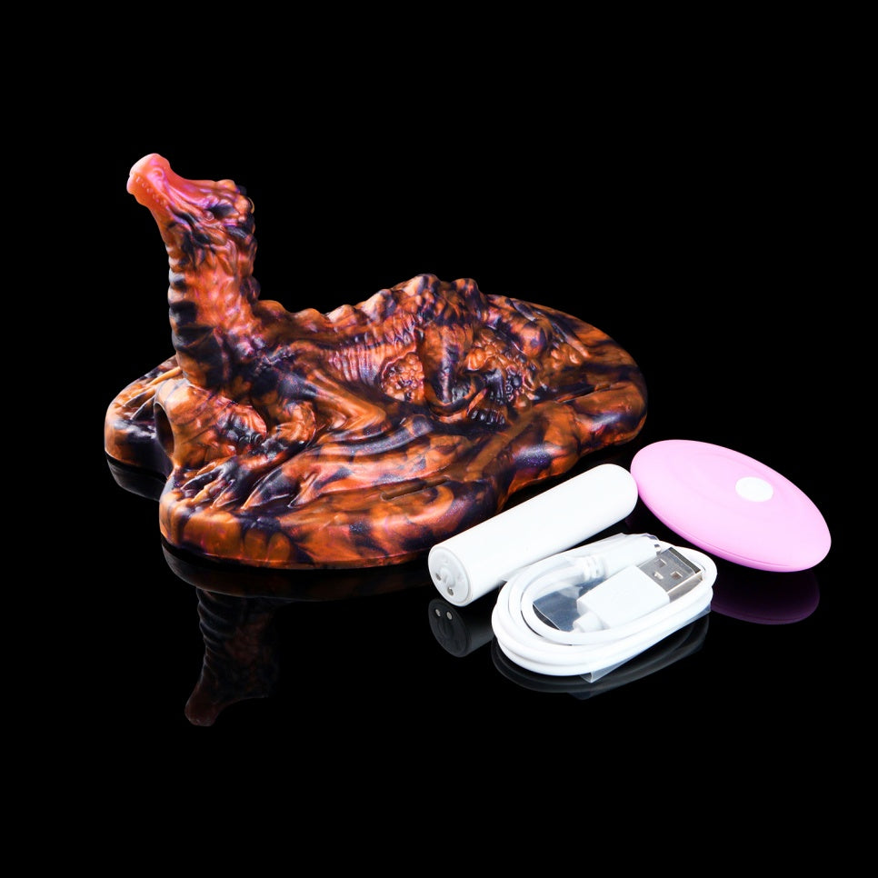 Sky Wyrm Dragon Grinder – Wearable Fantasy Beast Grinding Sex Toy with Vibrating Bullet | Domlust