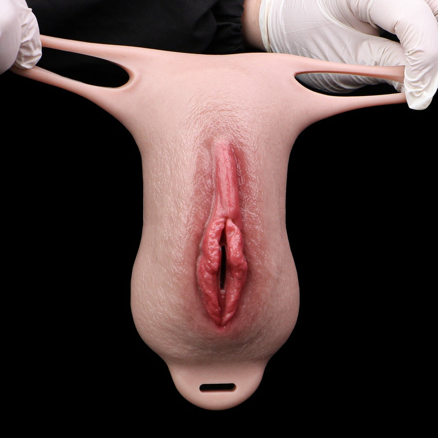 Realistic Silicone Fake Vagina Strap-On Pants for Men — Platinum-Grade Wearable Artificial Pussy | Gay Sex Toy