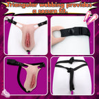 Realistic Silicone Fake Vagina Strap-On Pants for Men — Platinum-Grade Wearable Artificial Pussy | Gay Sex Toy
