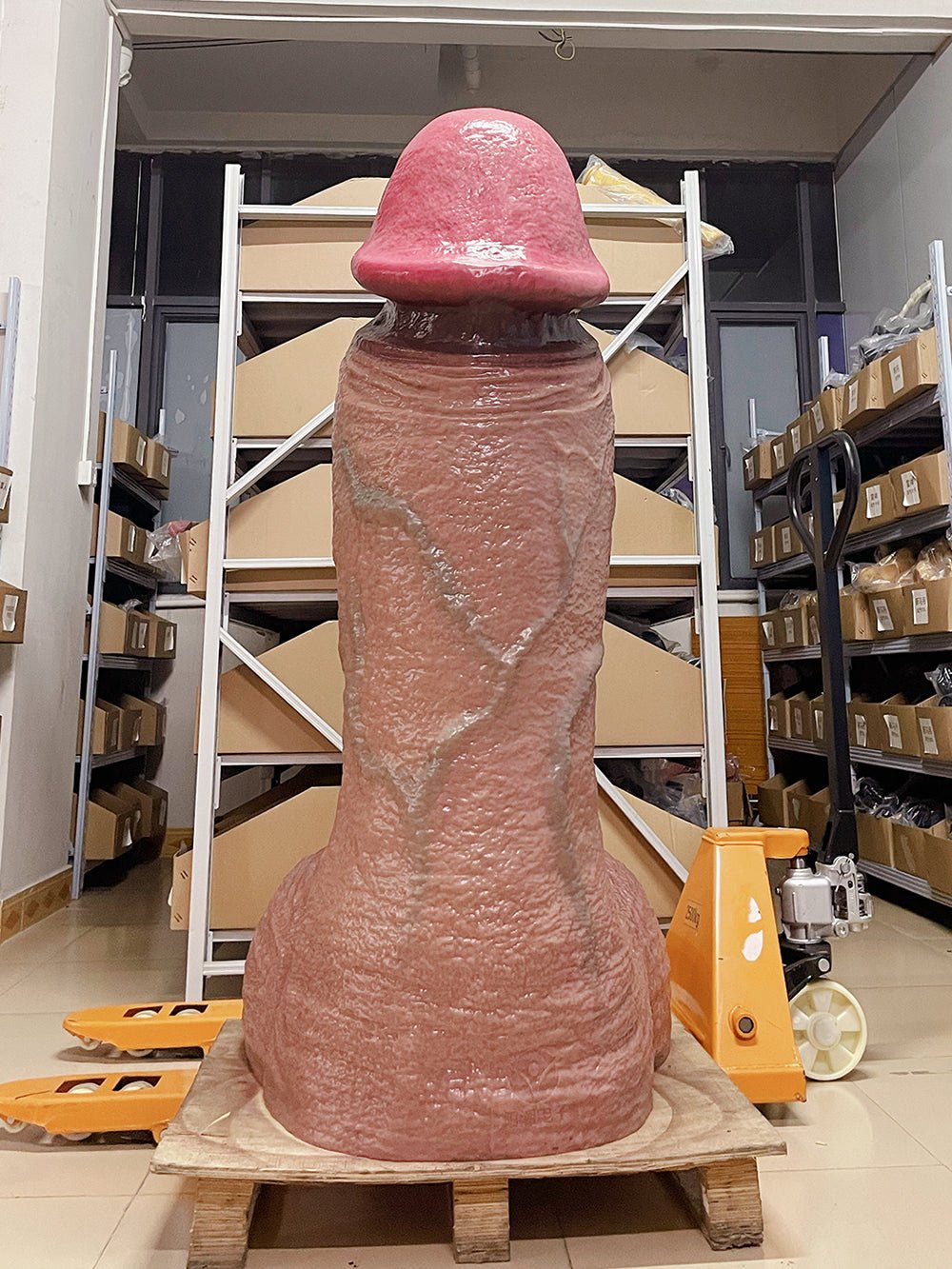 "Life - Size" Large - Scale Realistic Male Anatomy Silicone Dildo - Tarisss Sex Toy Store