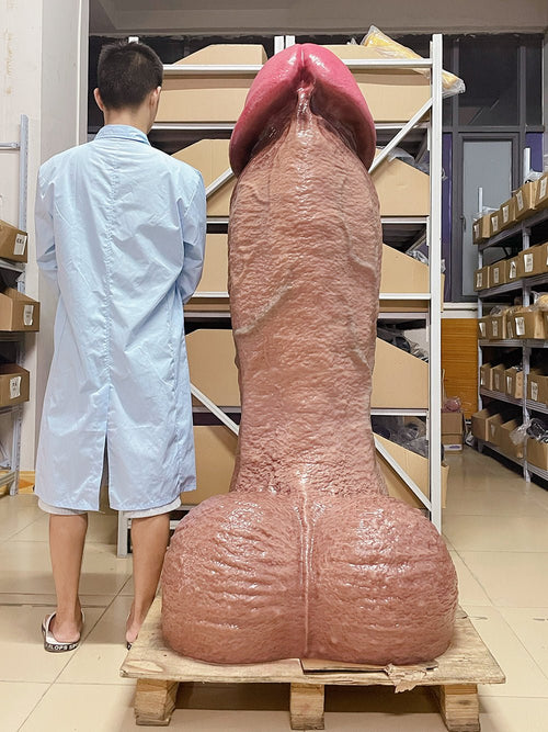 "Life - Size" Large - Scale Realistic Male Anatomy Silicone Dildo - Tarisss Sex Toy Store