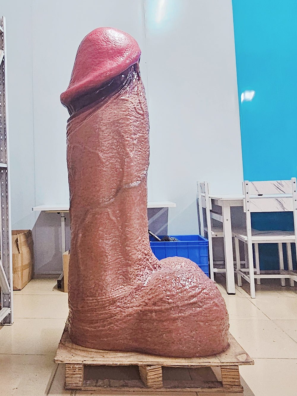 "Life - Size" Large - Scale Realistic Male Anatomy Silicone Dildo - Tarisss Sex Toy Store
