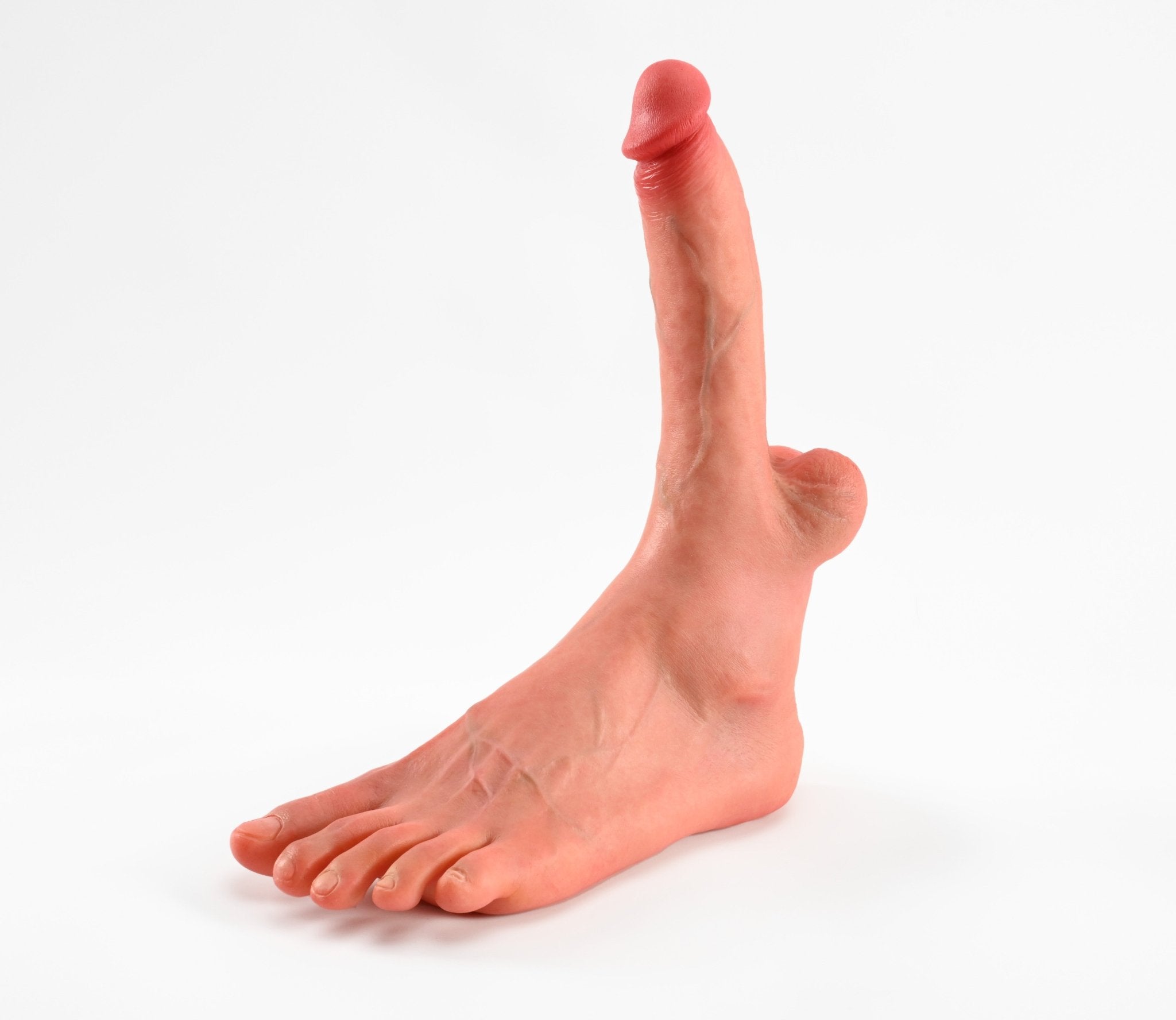 Lifelike Silicone Male Foot Dildo with Large 13-Inch Shaft - Tarisss Sex Toy Store