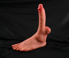 Lifelike Silicone Male Foot Dildo with Large 13-Inch Shaft - Tarisss Sex Toy Store