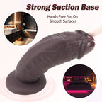 Lifelike Thick Head Huge Realistic Silicone Dildo with Suction Cup - Tarisss Sex Toy Store