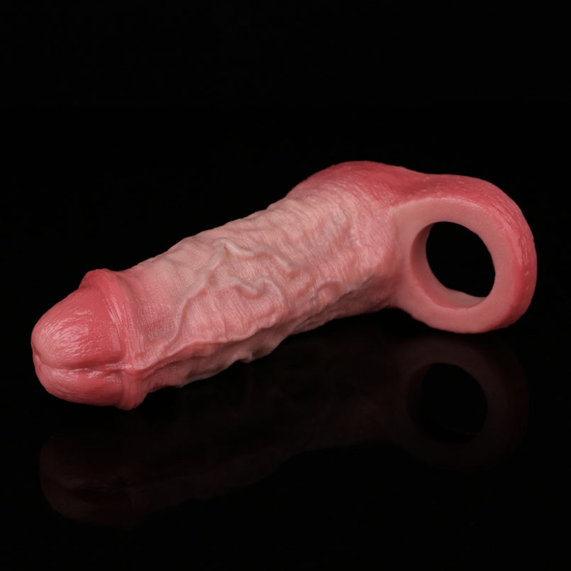 Lifelike Silicone Penis Sleeve – Enhancing Size, Girth, and Strength for a Firmer Experience
