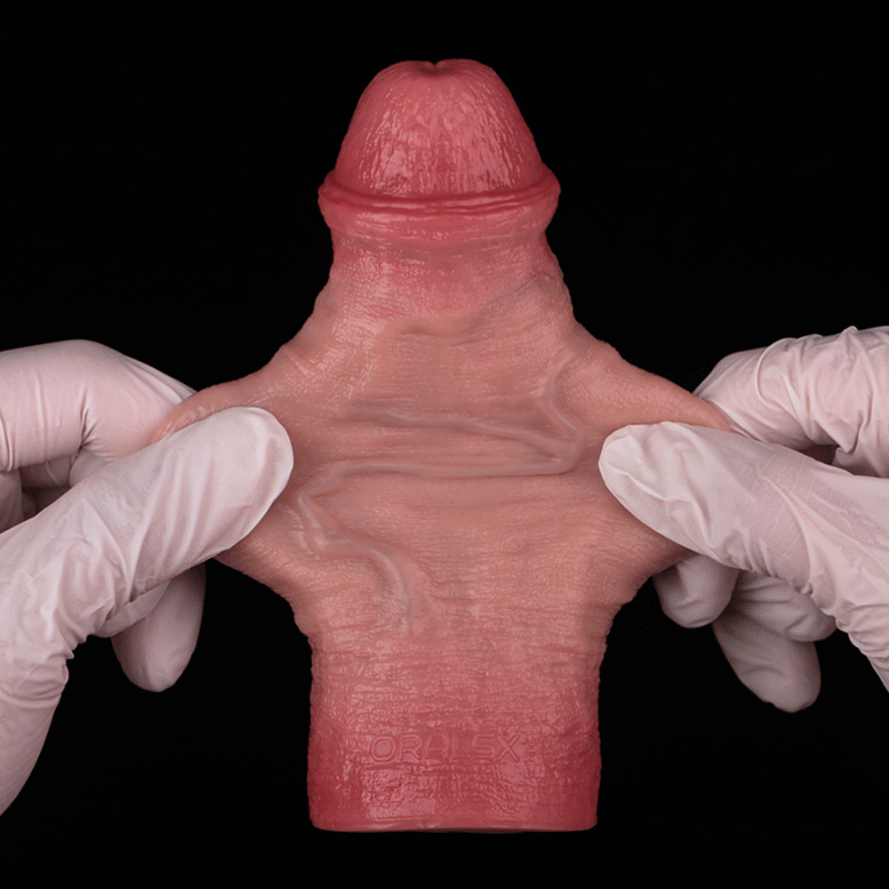 Lifelike Silicone Penis Sleeve – Enhancing Size, Girth, and Strength for a Firmer Experience