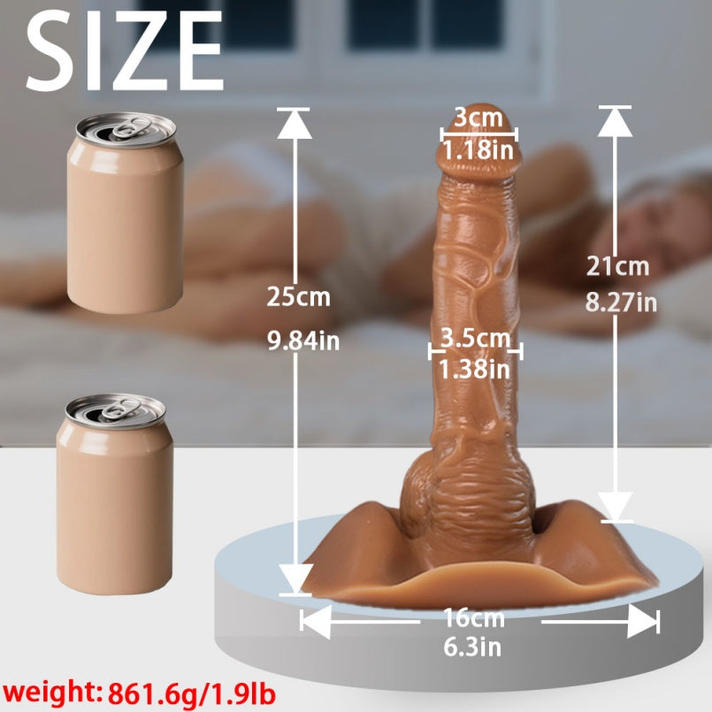 Fantasy Muscle Monster Strap-On Dildo – Premium Silicone Anal & Vaginal Toy