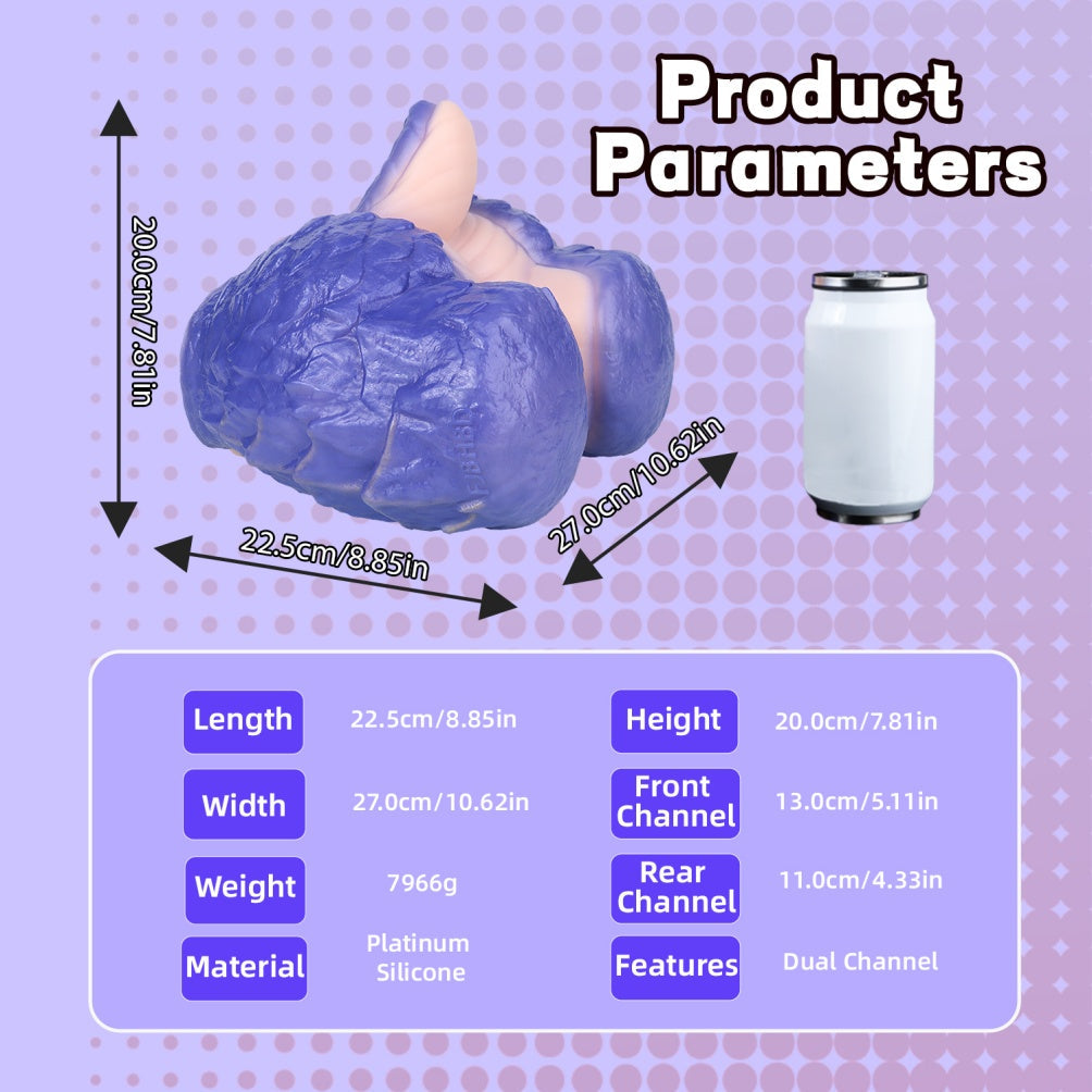 Ignia Platinum Silicone Sex Doll Torso – 8KG Riding Fantasy Half-Body Masturbator for Men