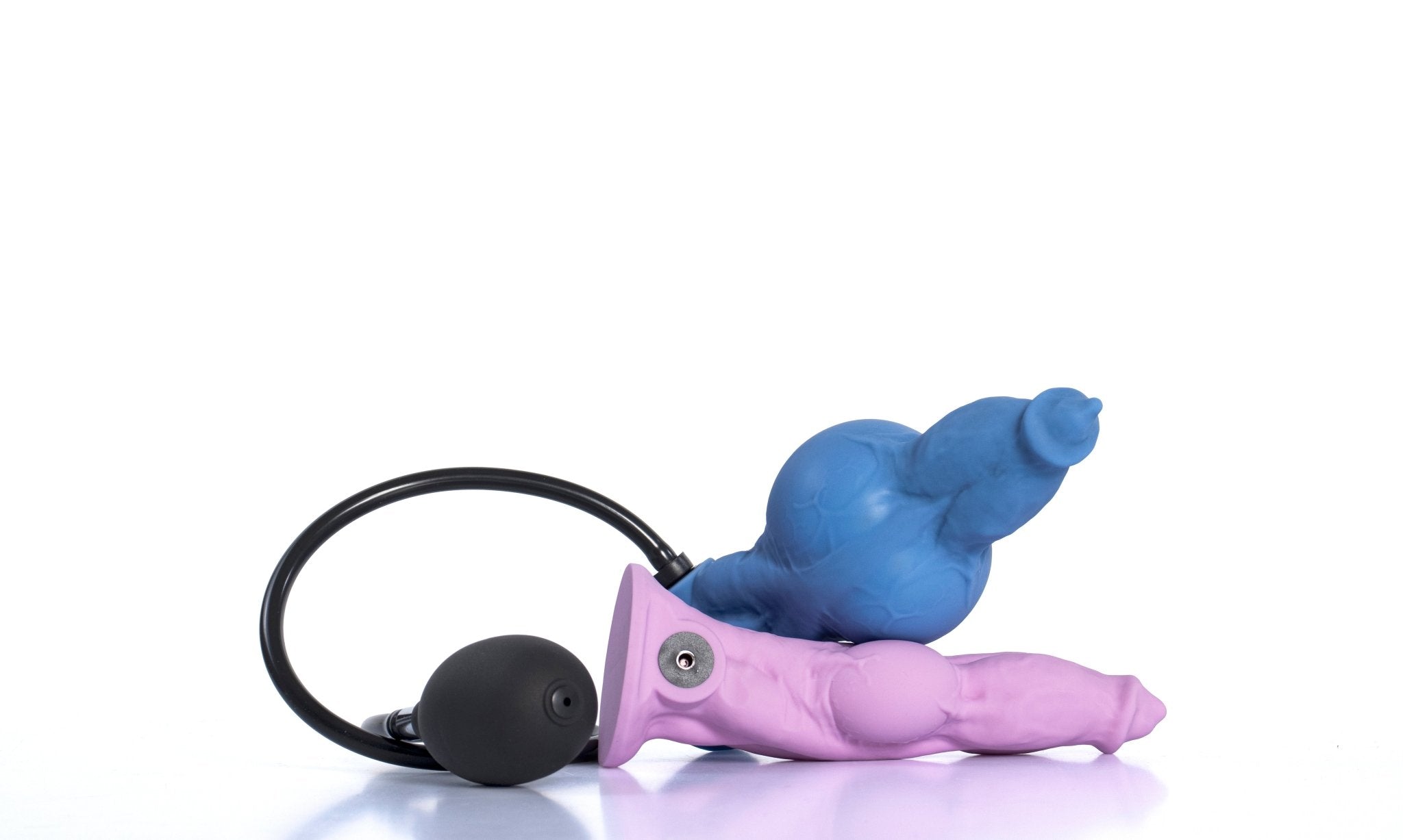 Locking Inflatable Anal Expander Silicone Textured Fantasy Butt Plug - Tarisss Sex Toy Store
