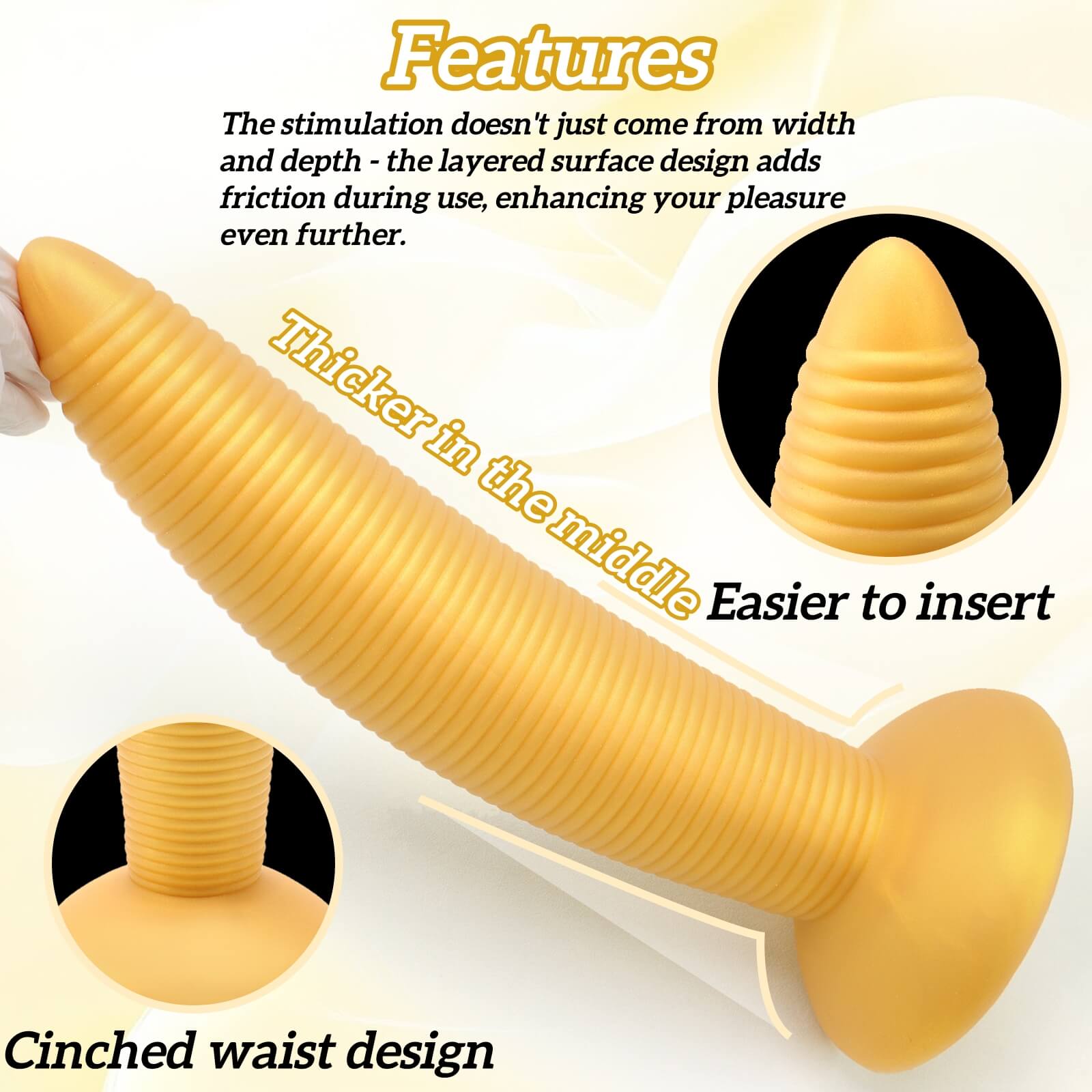 Long Fantasy Screw Dildo - Tarisss Sex Toy Store