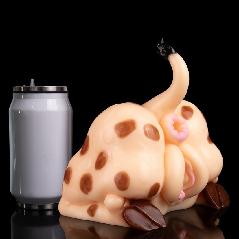 Giraffe Pocket Pussy — Dual-Channel Animal Mini Sex Doll | Domlust Fetish Silicone