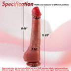 Luke 11 Inch Most Realistic Dual Density Dildo - Tarisss Sex Toy Store