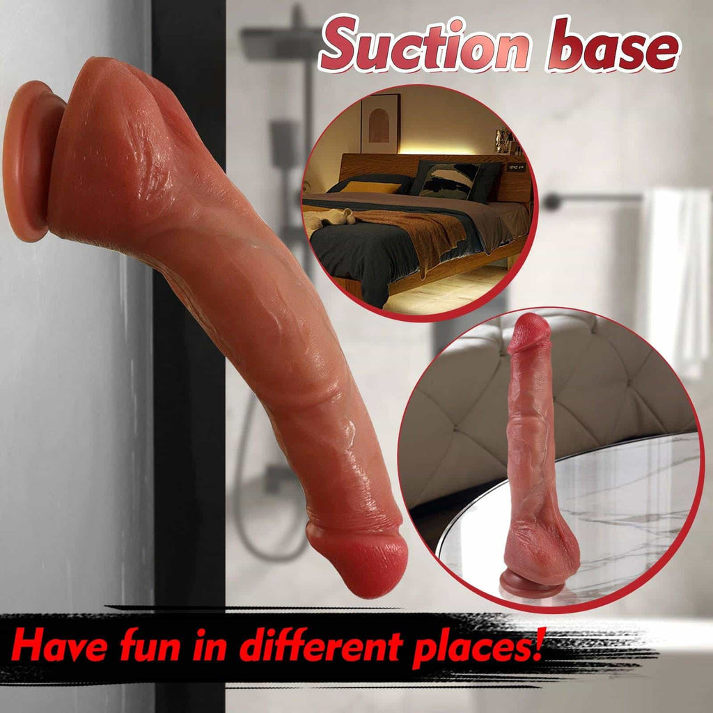 Luke 11 Inch Most Realistic Dual Density Dildo - Tarisss Sex Toy Store